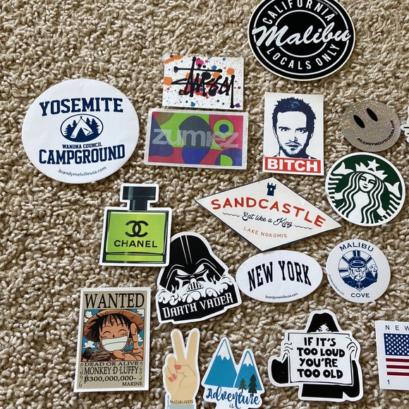 Assorted Stickers- 25 Pack - Picture 2 of 3